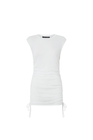 Marjorie Tank Soft White by Camilla and Marc – breathable jersey with side tie details and a sleek neckline, perfect for layering or relaxed weekend wear.