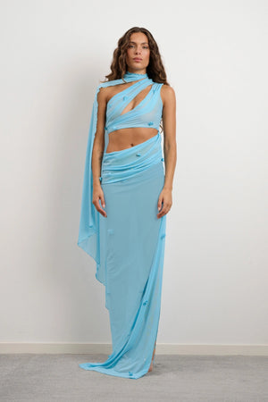 Virelle Dress Aquamarine Blue