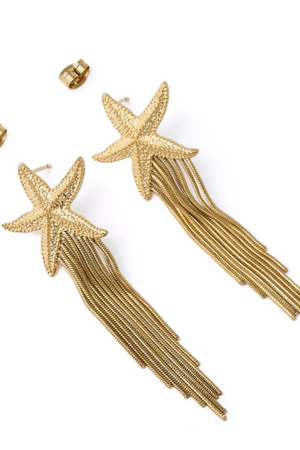 Arms of Eve | Shooting Star Gold Earrings | Girls with Gems