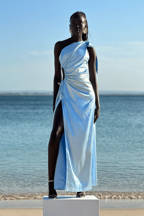 Sonya Moda | Alia Maxi Dress Azzuro Pearla | Girls With Gems