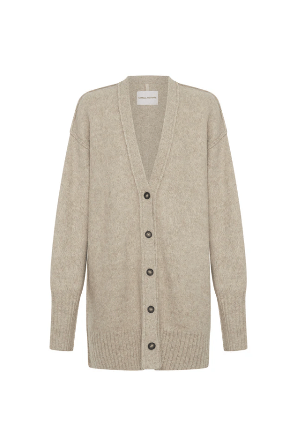Camilla and Marc | Andes Cardigan Oatmeal Melange | Girls with Gems