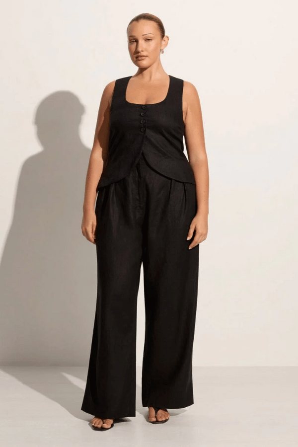 Faithfull the Brand | Stanze Vest Black | Girls With  Gems