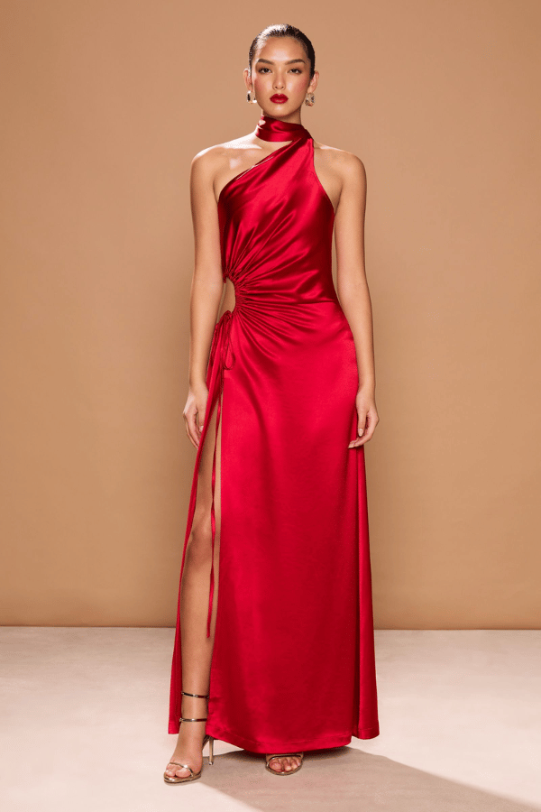 Sonya | Alia Maxi Dress Sorrento Red | Girls with Gems
