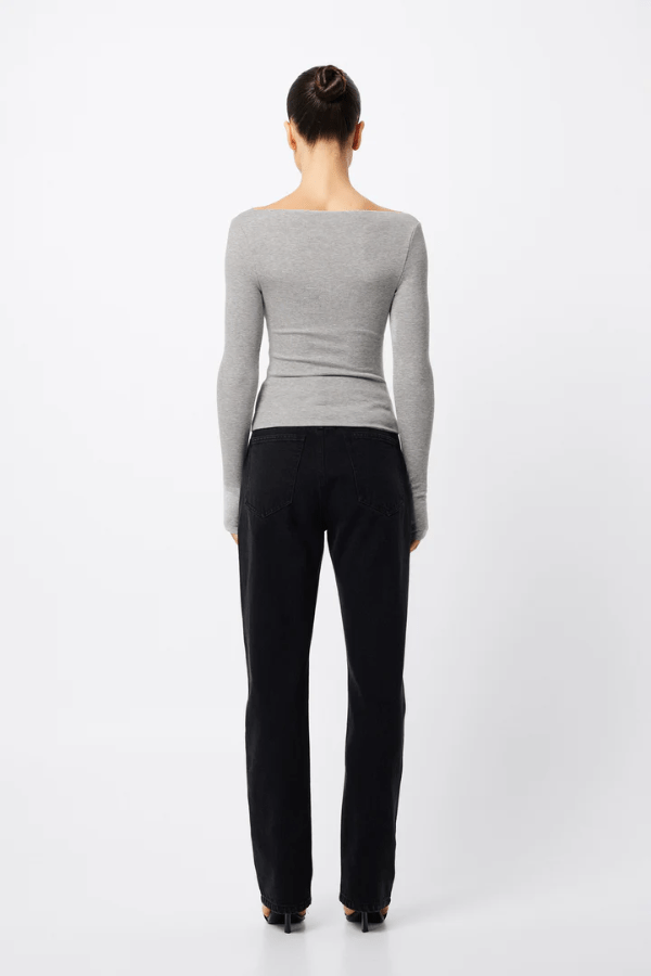 Mossman | Camden Top Grey Marle | Girls with Gems