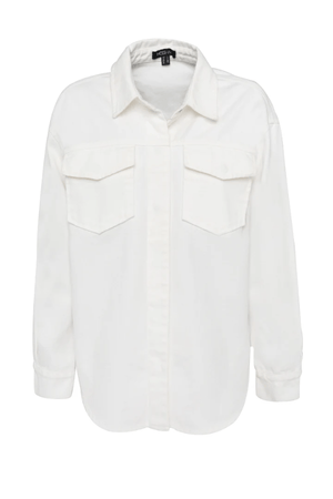 Mossman | Transpire Shirt White | Girls with Gems