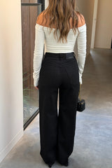 Ella Squire Off Shoulder Top White