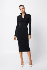 Mossman | Mayfair Long Sleeve Top Black | Girls With Gems