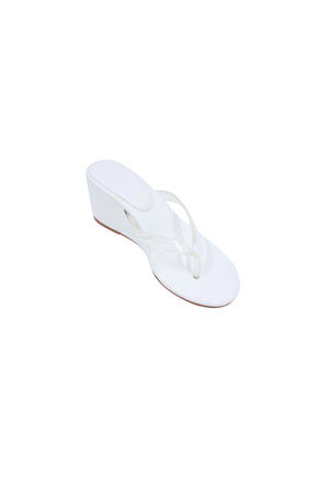 Deanna Clear Thong Wedge