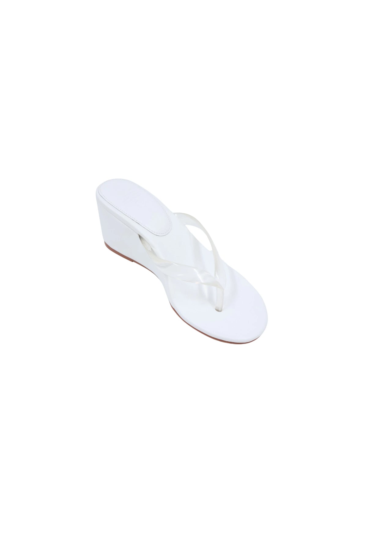 Deanna Clear Thong Wedge