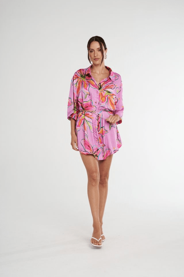 Summi Summi | Elastic Waist Shorts Lilac Lily | Girls with Gems