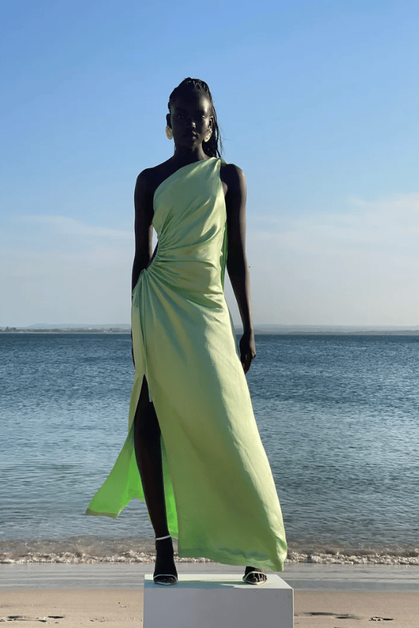 Sonya Moda | Alia Maxi Dress Verde Del Monti  | Girls With Gems
