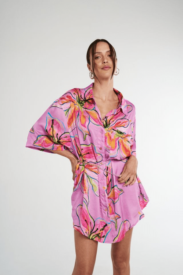 Summi Summi | Elastic Waist Shorts Lilac Lily | Girls with Gems