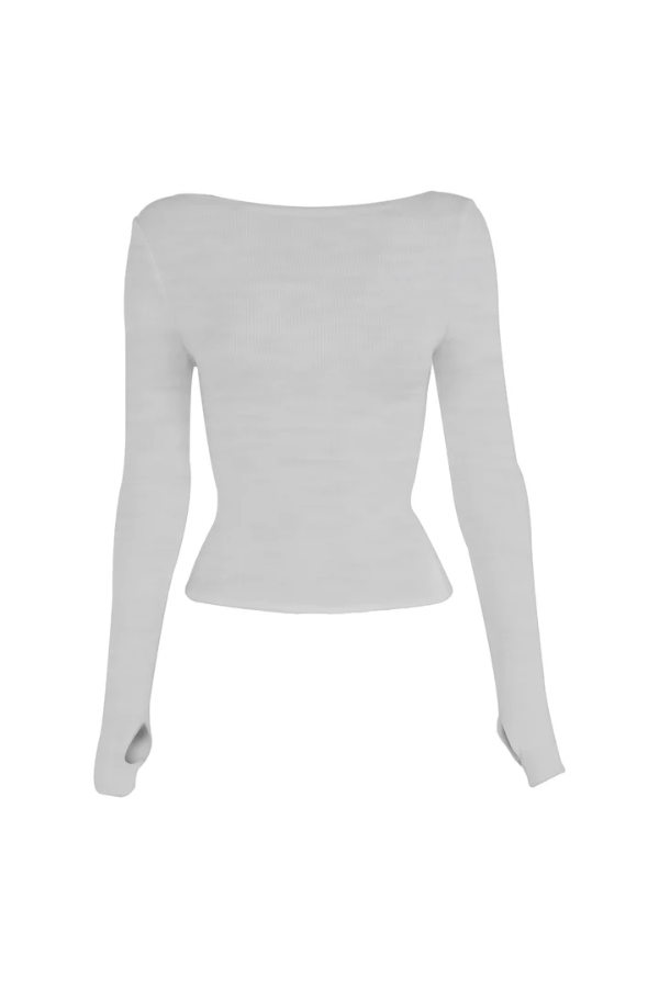 Mossman | Camden Top Grey Marle | Girls with Gems