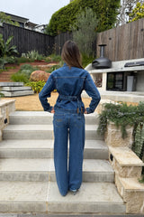 Ella Squire Relaxed Baggy Jean Indigo