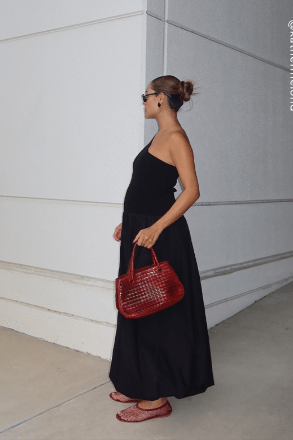 Clarissa Ballet Flat Merlot by Senso – Sheer mesh flats with crystal embellishments and rounded toe for a chic, sparkling everyday look.