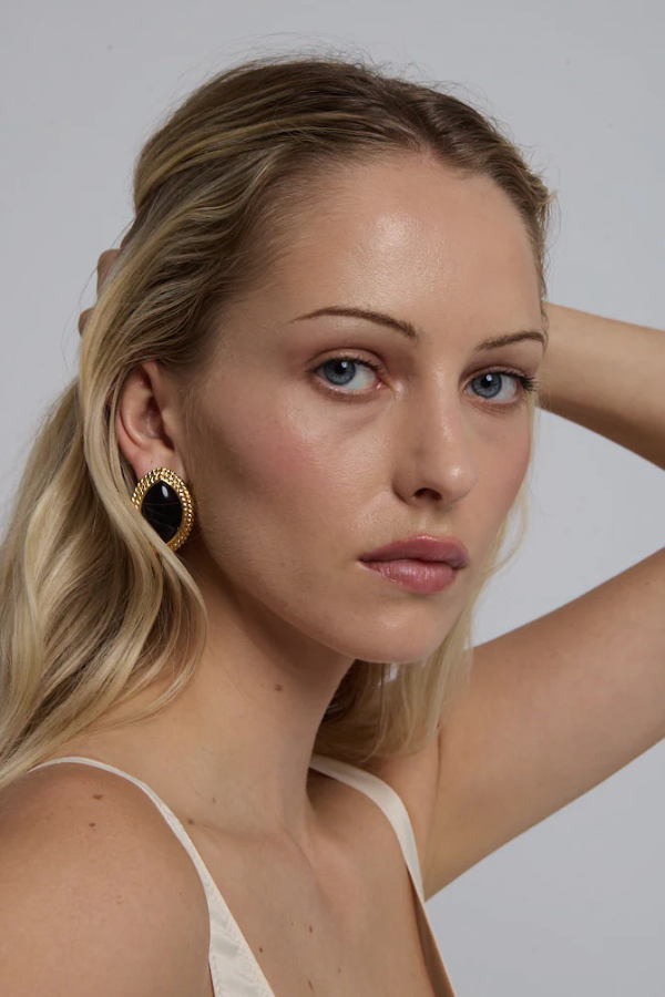 Heaven Mayhem | Noir Earrings | Girls with Gems