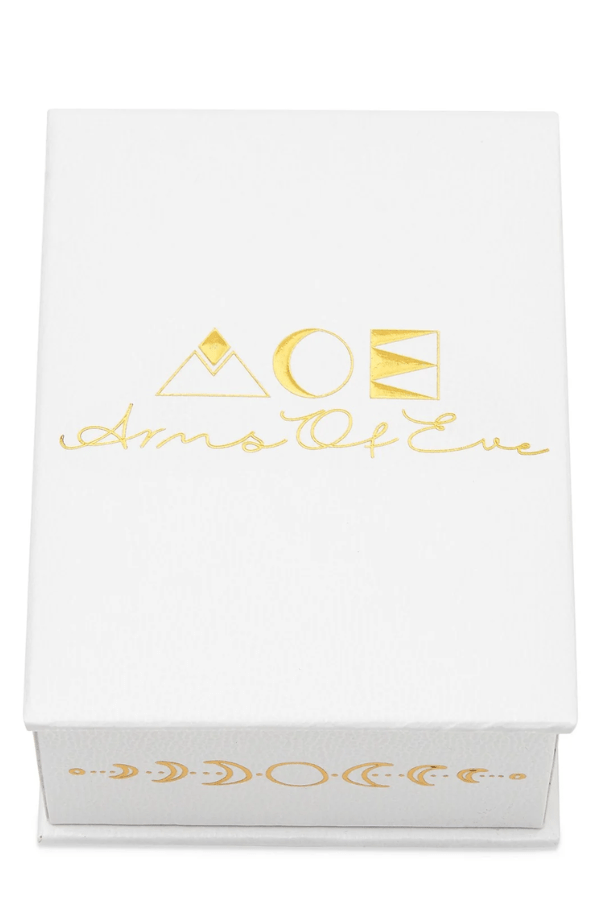 Arms of Eve | Eros Gold Textured Ring Large | Girls with Gems