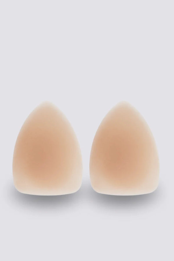 Silicone Nipple Covers Non Adhesive by Bzez - seamless reusable silicone covers with curved contour fit for invisible wear under fitted clothing.