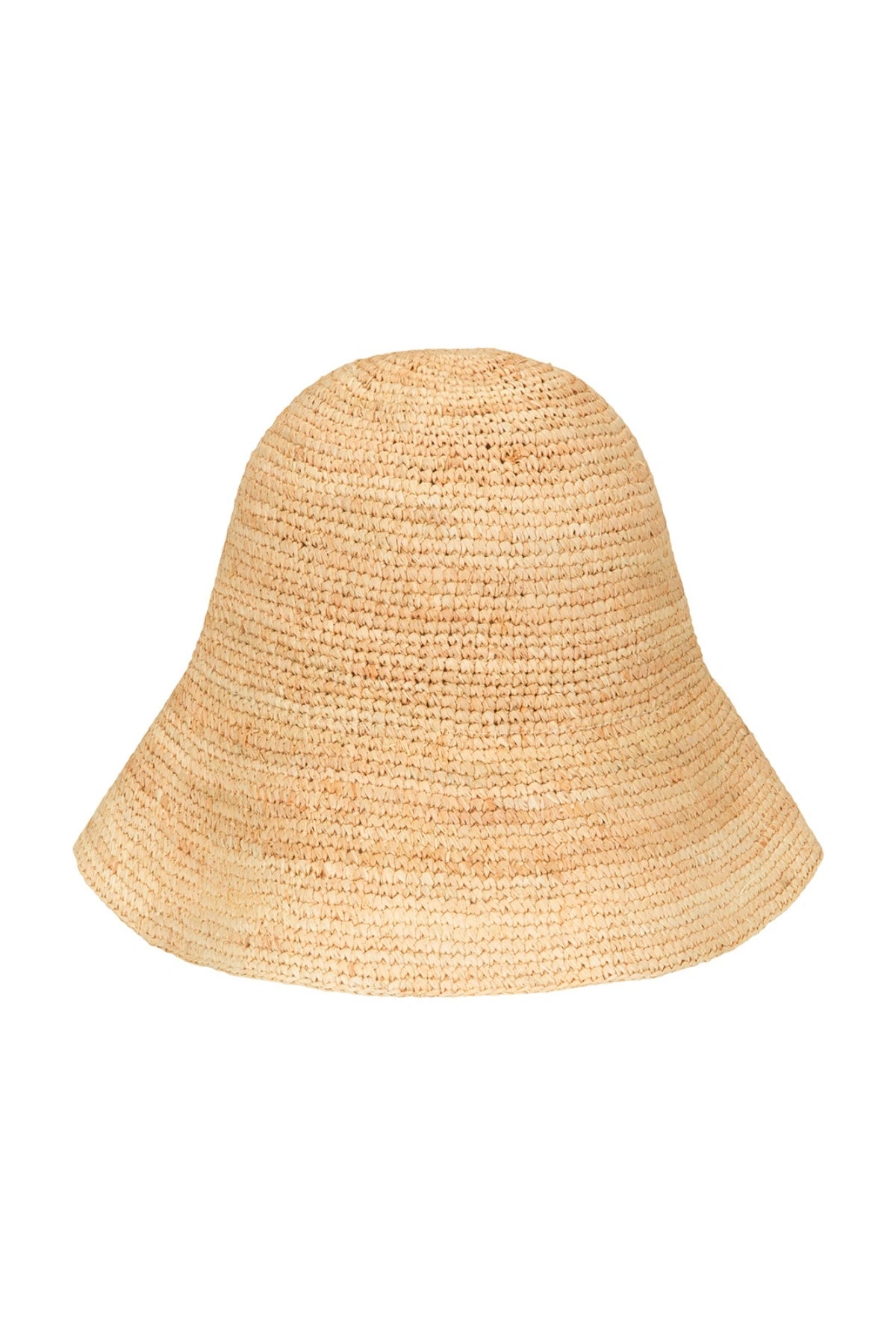 Shoal Bucket Raffia Crochet Packable Natural