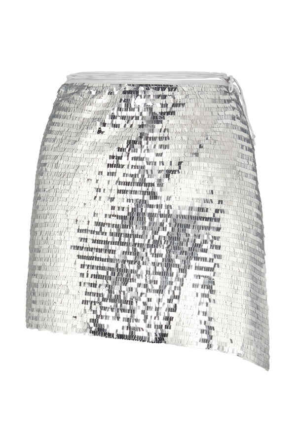 Oséree | Sequined Skirt Silver | Girls with Gems