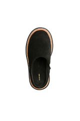 Alias Mae Chunky Flatform Sandal with Raffia Detail, a bold leather sandal with a stacked flatform and raffia accent for modern summer style.