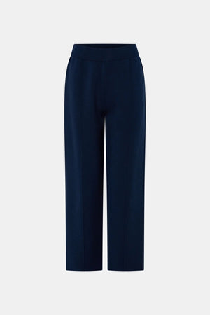 Amedeo Knit Pant Dark Navy by camilla and marc – straight leg knit pants with pintuck detail and split hems.