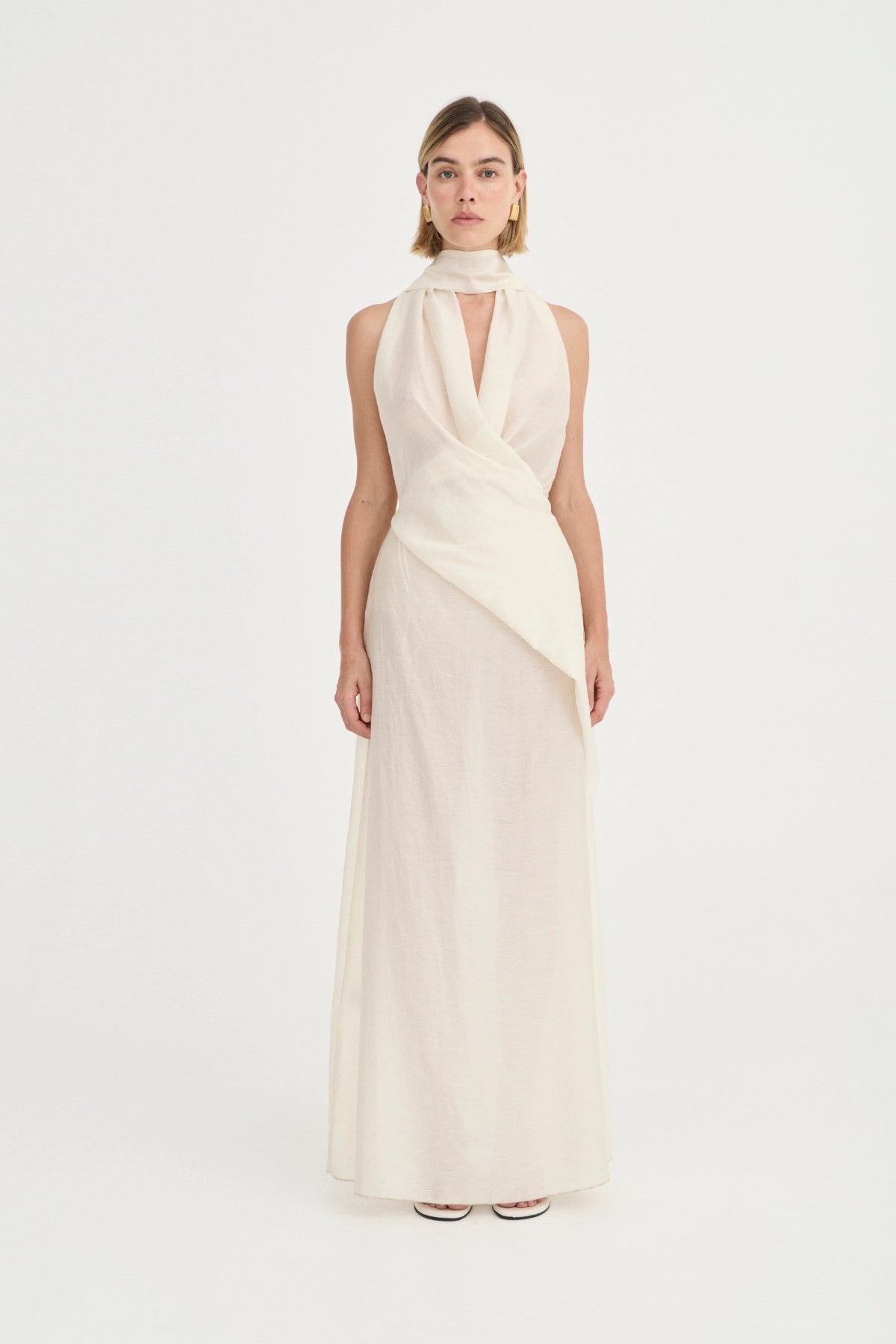 antonella maxi dress Antonella Dress Ivory Leaf