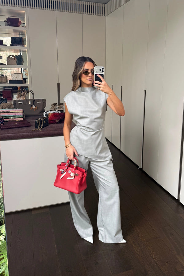 Ella Squire Tailored Suit Pant Grey