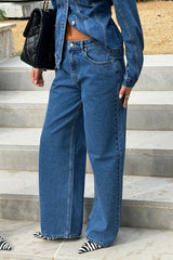 Ella Squire Relaxed Baggy Jean Indigo