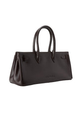 Austenne Bag Dark Rouge by Reh Studios – genuine leather shoulder bag with structured silhouette and adjustable strap for everyday styling.