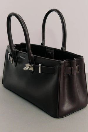 Austenne Bag Dark Rouge by Reh Studios – genuine leather shoulder bag with structured silhouette and adjustable strap for everyday styling.