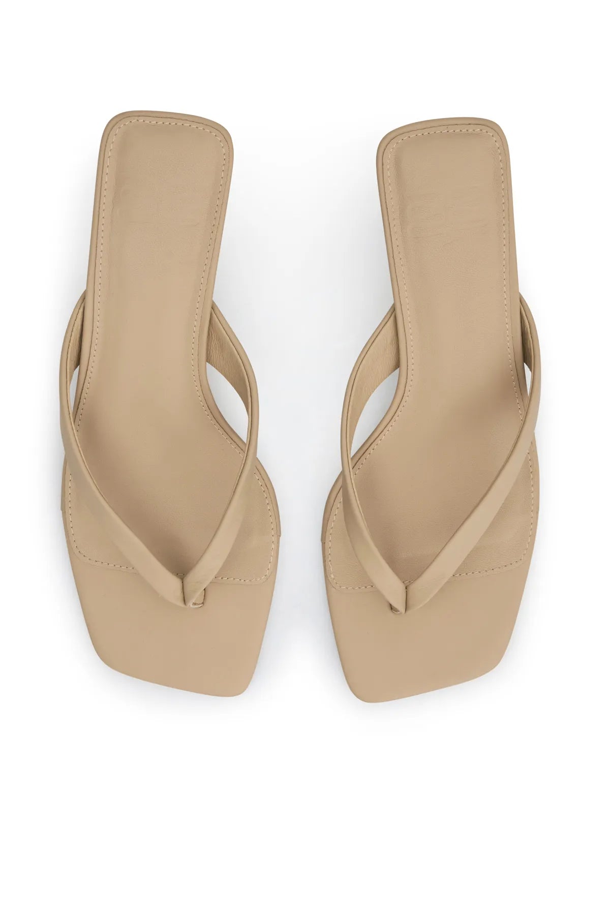 Jaz Hand Kitty Heel Beige