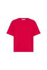 Relaxed Tee Red by Sneaky Link, boxy cotton t shirt with relaxed fit, perfect for everyday casual styling