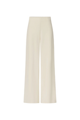 Baie Lounge Pant Winter White by Camilla and Marc, relaxed pants with elastic waist and split hem. Perfect for casual wear or off duty looks.