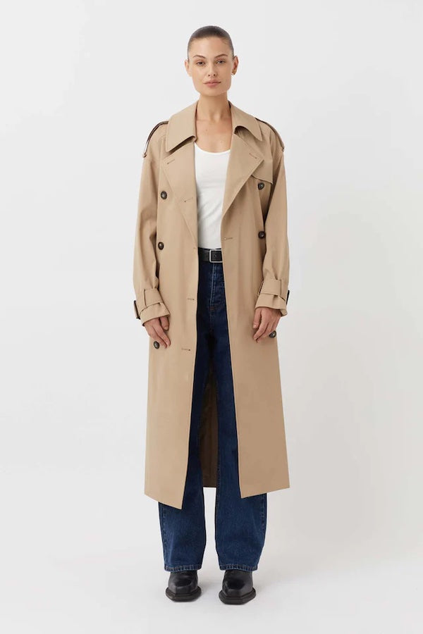 Camilla and Marc | Evans Trench Coat Sand | Girls with Gems