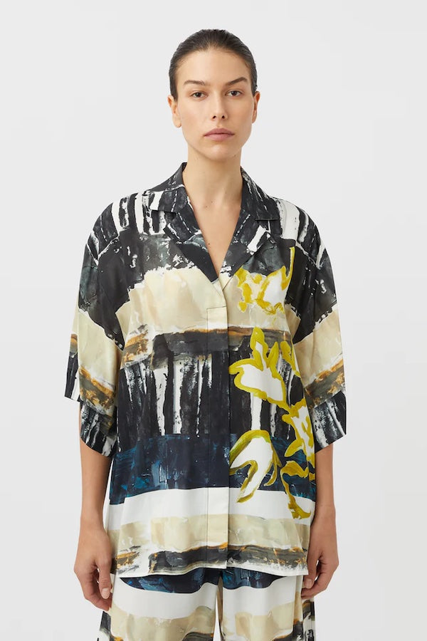 Camilla and Marc | Skye Printed Short Sleeve Shirt | Girls with Gems