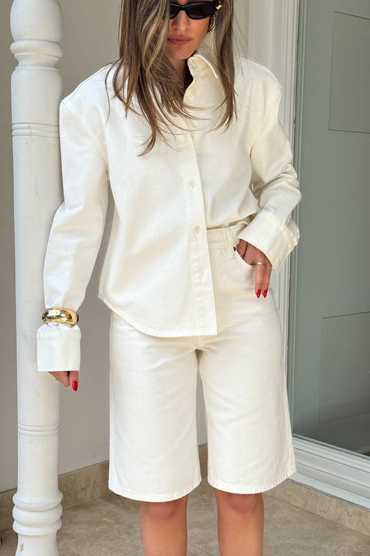 Eva Denim Shirt Salt