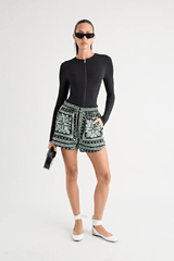 Chico Short Print by Pfeiffer, relaxed shorts with elastic waist and soft fabric. Perfect for casual days or laid back styling.