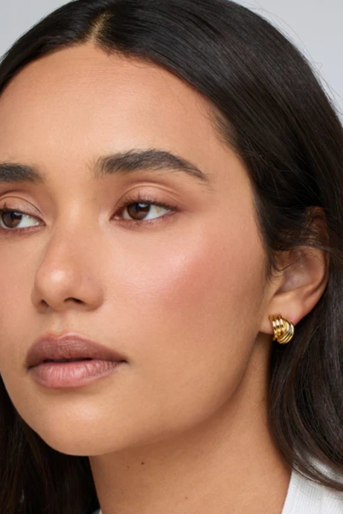 Clove Earrings by Heaven Mayhem – mixed-metal interwoven knot earrings with a polished vintage-inspired finish, perfect for everyday elegance.