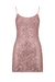 Oséree | Netquins Short Dress Old Rose | Girls with Gems