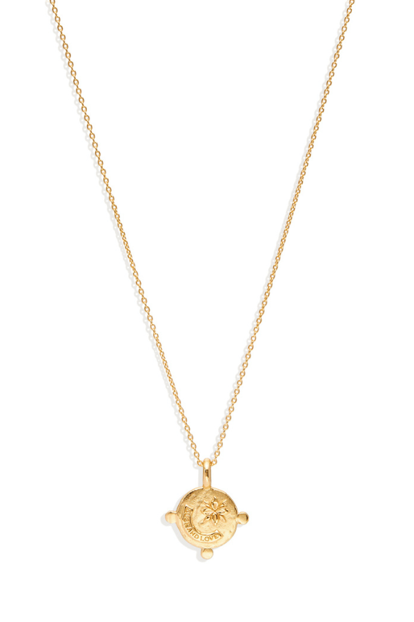 By Charlotte | 18k Gold Vermeil Luck and Love Necklace | Girls With Gems