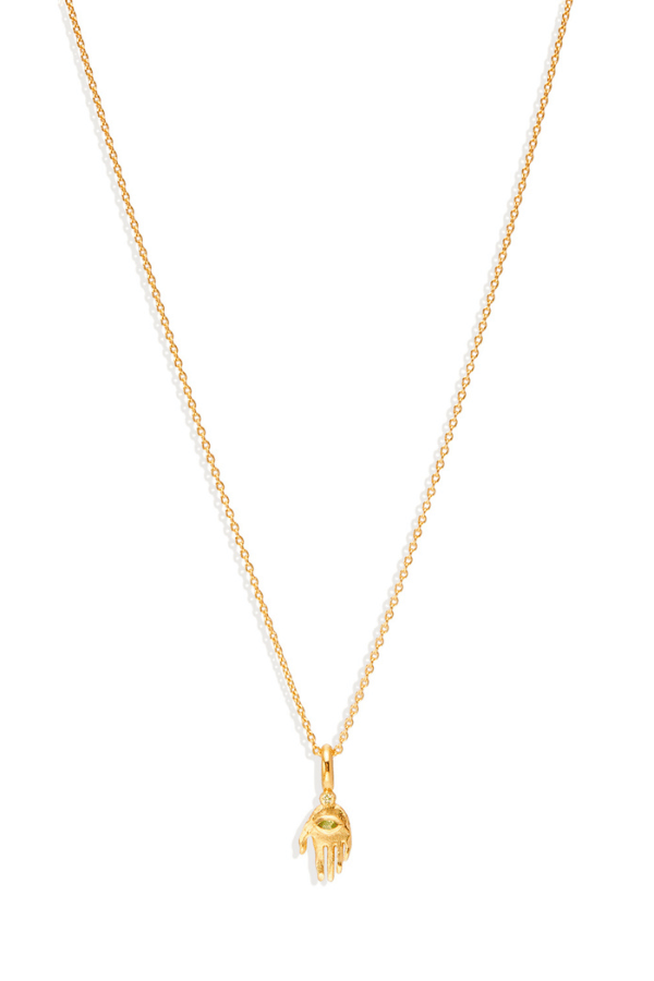 By Charlotte | 18k Gold Vermeil Guided Soul Necklace | Girls With Gems