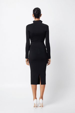 Mossman | Mayfair Long Sleeve Top Black | Girls With Gems