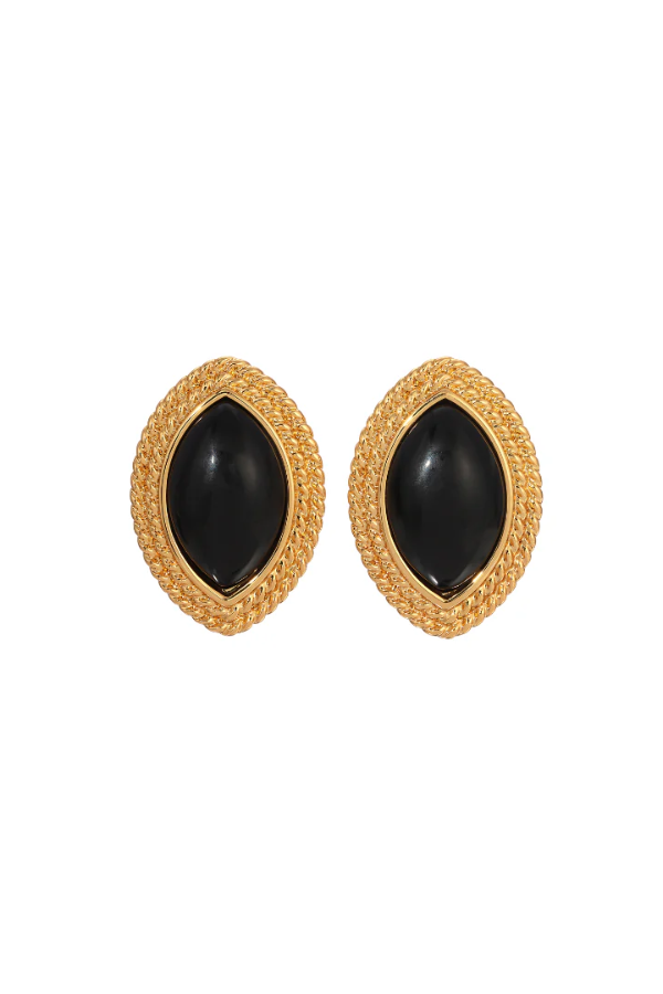 Heaven Mayhem | Noir Earrings | Girls with Gems