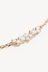 Crystal Dust Necklace by By Charlotte – 18k gold vermeil butterfly wing pendant with cubic zirconia stones.