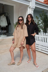 Cumulus Shirt Dress by Camilla and Marc — a relaxed cotton shirt dress with branded buttons and side splits, perfect for polished everyday wear.