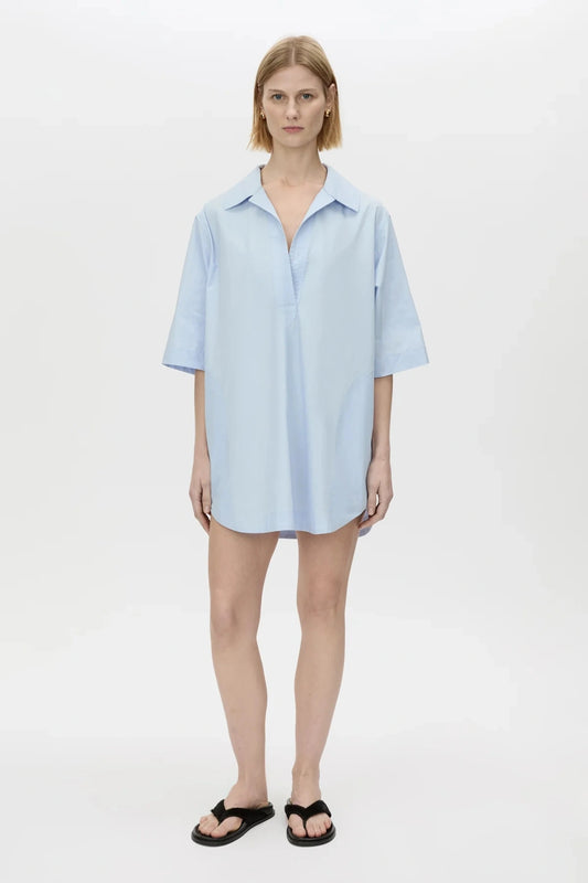Cumulus Shirt Dress by Camilla and Marc, relaxed cotton shirt dress with crescent collar and pockets, a versatile trendy piece perfect for everyday wear.