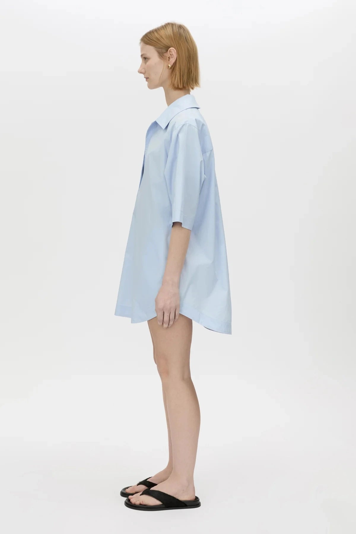 Cumulus Shirt Dress by Camilla and Marc, relaxed cotton shirt dress with crescent collar and pockets, a versatile trendy piece perfect for everyday wear.