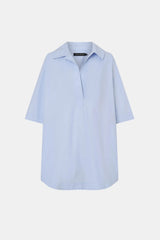 Cumulus Shirt Dress by Camilla and Marc, relaxed cotton shirt dress with crescent collar and pockets, a versatile trendy piece perfect for everyday wear.