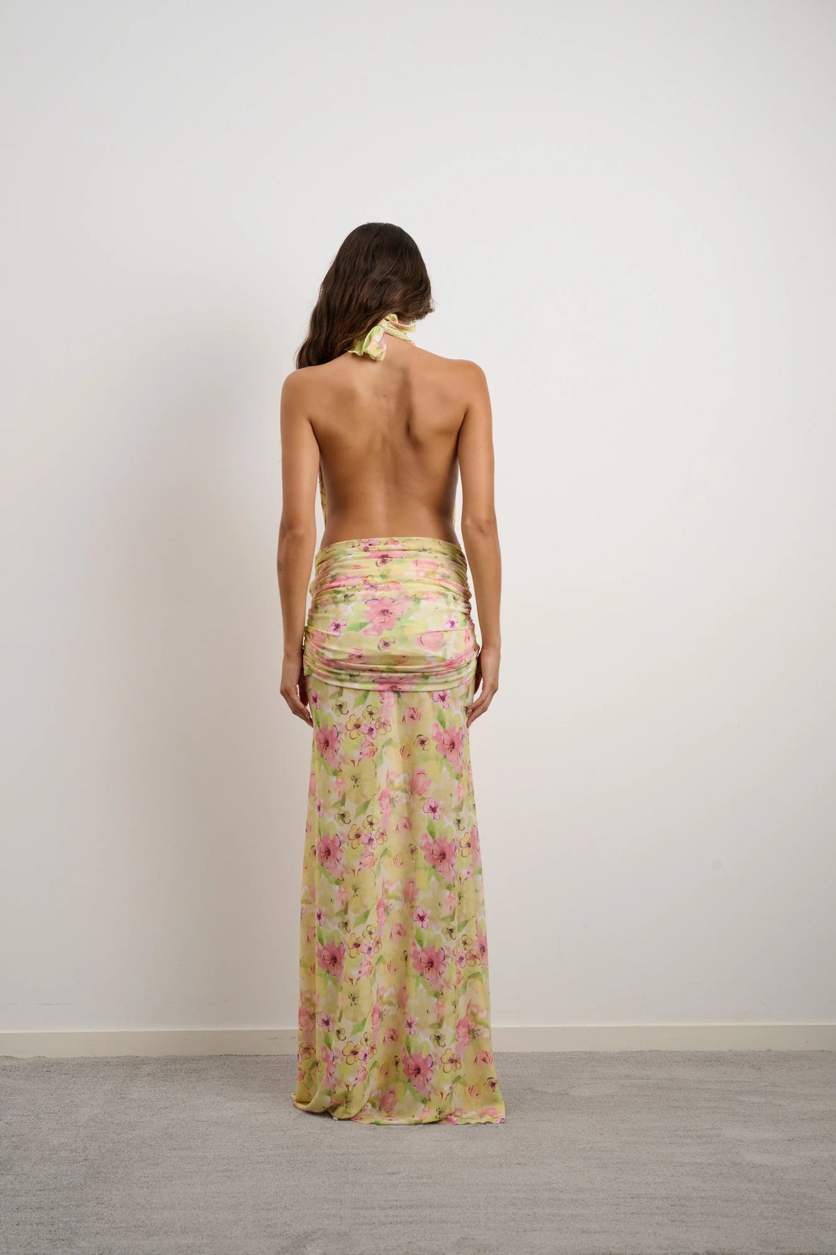 Solene Dress Spring Yellow Floral